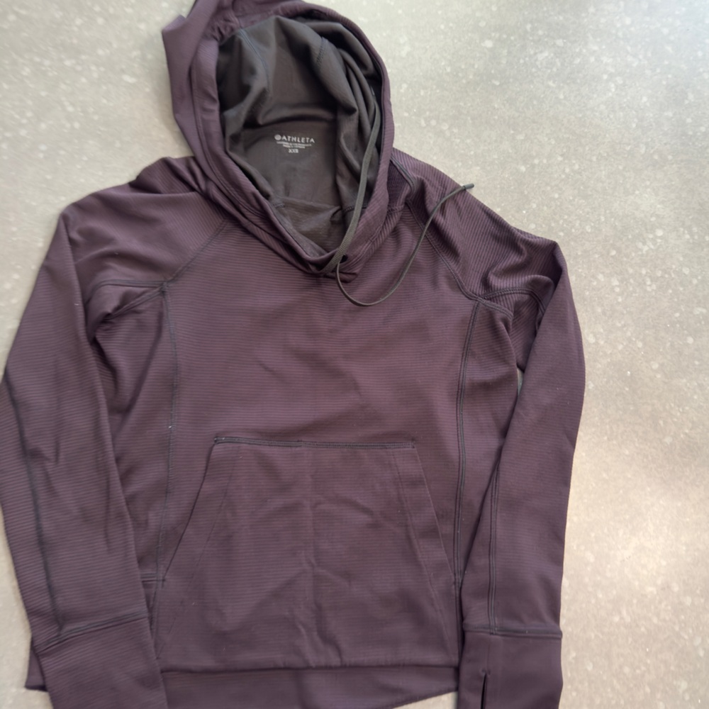 Athleta Athletic Top Long Sleeve Hoodie - Picture 3 of 11